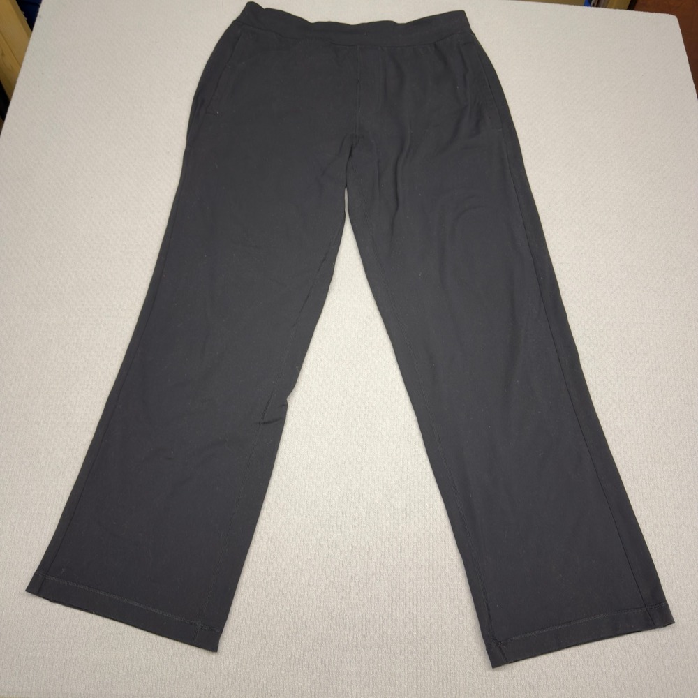 Lululemon Kung Fu Pants Mens XL Black Athletic Yoga Lounge Sweatpants Drawstring